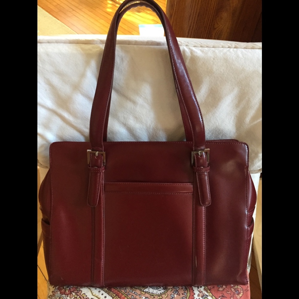 Kenneth Cole Reaction Red Faux Leather Bag